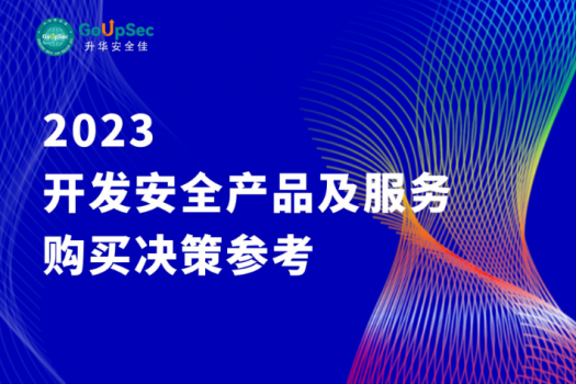 2023年中国网络安全行业《开发安全产品及服务购买决策参考》发布